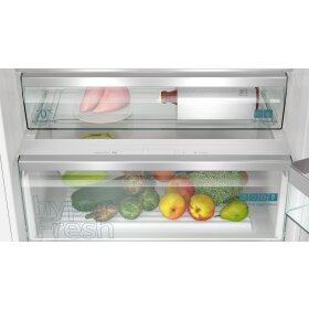 Siemens KB96NVFE1, iQ300, built-in fridge-freezer combination with bottom freezer area, 193.5 x 70.8 cm, flat hinge