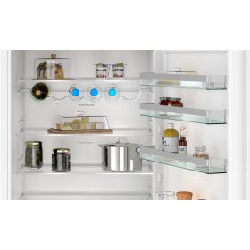 Siemens KB96NVFE1, iQ300, built-in fridge-freezer combination with bottom freezer area, 193.5 x 70.8 cm, flat hinge
