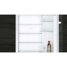 Siemens KI86NNSE0, iQ100, built-in fridge-freezer combination with bottom freezer area, 177.2 x 54.1 cm, drag hinge