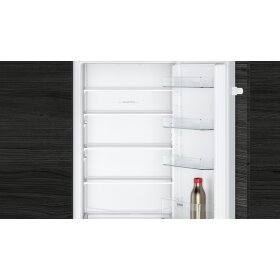 Siemens KI87VNSE0, iQ100, built-in fridge-freezer combination with bottom freezer area, 177.2 x 54.1 cm, drag hinge