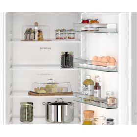 Siemens KI96NNSE0, iQ100, built-in fridge-freezer combination with bottom freezer area, 193.5 x 54.1 cm, drag hinge