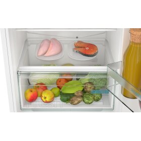 Siemens KI96NNSE0, iQ100, built-in fridge-freezer combination with bottom freezer area, 193.5 x 54.1 cm, drag hinge