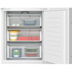 Siemens KI96NNSE0, iQ100, built-in fridge-freezer combination with bottom freezer area, 193.5 x 54.1 cm, drag hinge