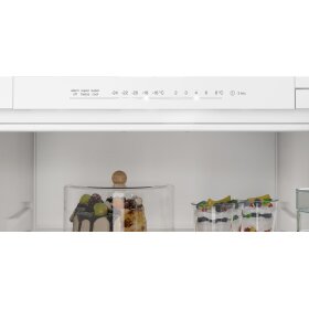 Siemens KI96NNSE0, iQ100, built-in fridge-freezer combination with bottom freezer area, 193.5 x 54.1 cm, drag hinge