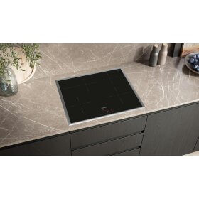 Siemens EH645BFB6E, iQ300, Induktionskochfeld, 60 cm, Mit Rahmen aufliegend