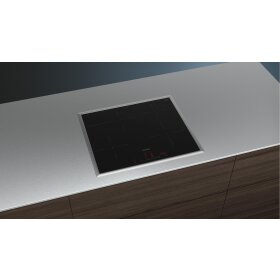 Siemens EH645HFB1E, iQ300, induction hob, 60 cm, black, with frame