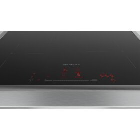 Siemens EH645HFB1E, iQ300, induction hob, 60 cm, black, with frame