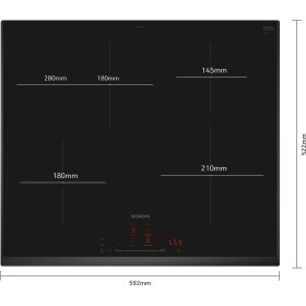 Siemens EH65KHFB1E, iQ300, induction hob, 60 cm, black,...