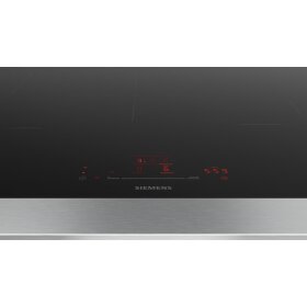Siemens EH801HVB1E, iQ100, induction hob, 80 cm, black, flush (integrated)