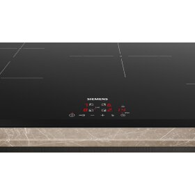 Siemens EH83KBEB5E, iQ100, induction hob, 80 cm, black, frameless