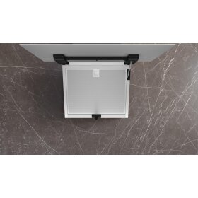 Siemens LC67KFN20, iQ300, wall mount, 60 cm, white with glass shade
