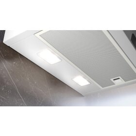 Siemens LC67KFN20, iQ300, wall mount, 60 cm, white with glass shade