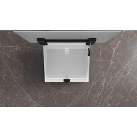 Siemens LC67KFN20, iQ300, wall mount, 60 cm, white with glass shade