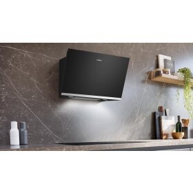 Siemens LC81KAN60, iQ500, wall panel, 80 cm, clear glass printed black