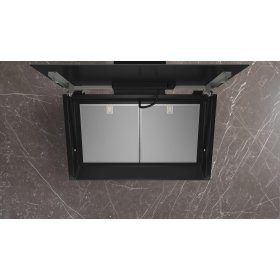 Siemens LC81KAN60, iQ500, wall panel, 80 cm, clear glass printed black