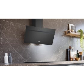 Siemens LC85KDK60, iQ100, wall panel, 80 cm, clear glass printed black