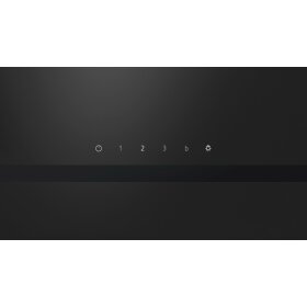 Siemens LC85KDK60, iQ100, wall panel, 80 cm, clear glass printed black