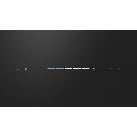 Siemens LC91KLT60, iQ700, wall panel, 90 cm, clear glass printed black