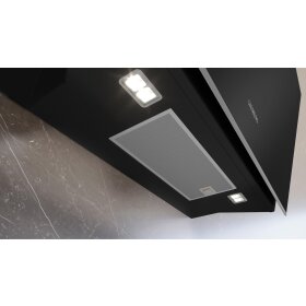 Siemens LC91KLT60, iQ700, wall panel, 90 cm, clear glass printed black