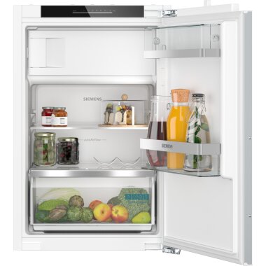 Siemens KI22LADD1, iQ500, Einbau-Kühlschrank mit Gefrierfach, 88 x 56 cm, Flachscharnier mit Softeinzug