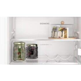 Siemens KI22LADD1, iQ500, built-in refrigerator with freezer compartment, 88 x 56 cm, flat hinge with soft close
