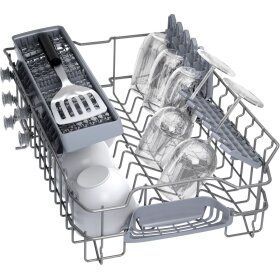 Constructa CP6IS01HKE, semi-integrated dishwasher, 45 cm, stainless steel