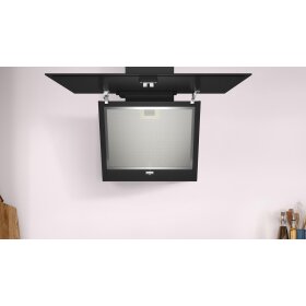 Constructa CD686866, wall dining, 60 cm, clear glass printed black