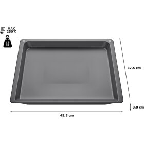 Neff Z11AU15A0, universal pan, 38 x 455 x 375 mm, without PTFE and PFAS