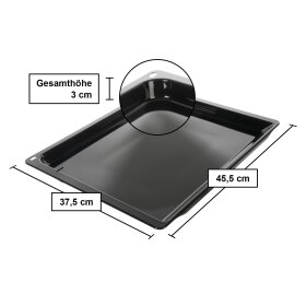 Neff Z12CB10A0, baking tray, 30 x 455 x 375 mm, anthracite