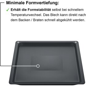 Neff Z12CB10A0, Backblech, 30 x 455 x 375 mm, spülmaschinengeeignet