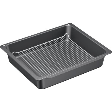 Neff z12cn10a0, professional pan with grid, 81 x 455 x 375 mm, anthracite