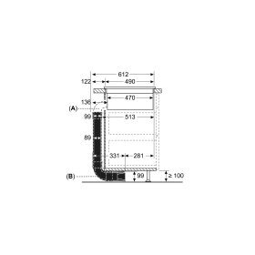 Neff Z861KR2, Flachkanal, Kunststoff