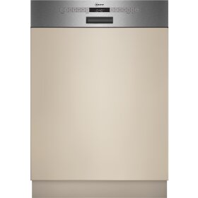 Neff S147YCS03E, N 70, Geschirrspüler integrierbar, 60 cm, Gebürsteter Stahl
