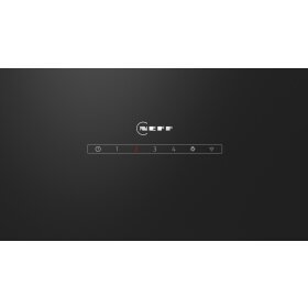 Neff D85IFN1S0, N 50, wall panel, 80 cm, clear glass printed black
