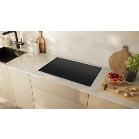 neff t58shw1l0, n 70, Induction hob, 80 cm, Black, With frame on top