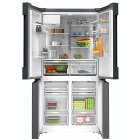 Bosch KFI96AXEA, Series 6, fridge-freezer combination, multi-door, 183 x 90.5 cm, black stainless steel