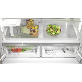 Bosch KFI96AXEA, Series 6, fridge-freezer combination, multi-door, 183 x 90.5 cm, black stainless steel