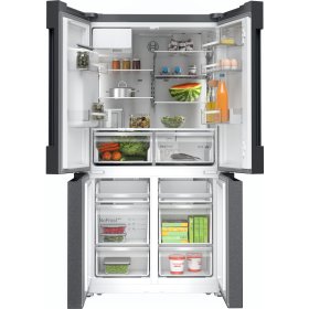 Bosch KFI96AXEA, Series 6, fridge-freezer combination, multi-door, 183 x 90.5 cm, black stainless steel