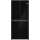 Bosch KMC85LBEA, Serie 4, Kühl-Gefrierkombination mehrtürig, Glasfront, 189.5 x 85.5 cm, Schwarz, Total No Frost