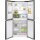 Bosch KMC85LBEA, Serie 4, Kühl-Gefrierkombination mehrtürig, Glasfront, 189.5 x 85.5 cm, Schwarz, Total No Frost