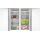 Bosch KMC85LBEA, Serie 4, Kühl-Gefrierkombination mehrtürig, Glasfront, 189.5 x 85.5 cm, Schwarz, Total No Frost