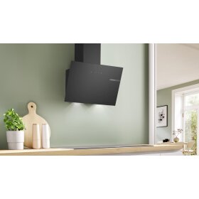 Bosch DWK65DK6K, Series 2, wall panel, 60 cm, clear glass printed black