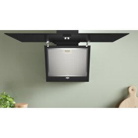 Bosch DWK85DK6K, Series 2, wall mount, 80 cm, clear glass printed black