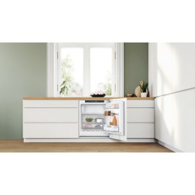 Bosch KUL22ADD0, Series 6, undercounter refrigerator with freezer compartment, 82 x 60 cm, flat hinge with soft close