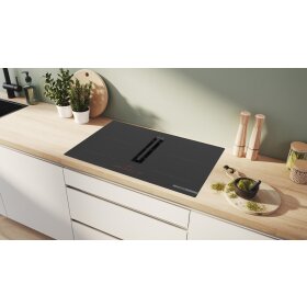 Bosch PVQ811H26E, Series 6, hob with extractor hood (induction), 80 cm, frameless