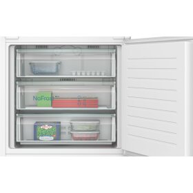 Siemens KB96NNSE0, iQ100, Einbau-Kühl-Gefrier-Kombination mit Gefrierbereich unten, 193.5 x 69.1 cm, Schleppscharnier