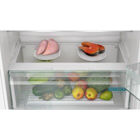 Siemens KB96NNSE0, iQ100, Einbau-Kühl-Gefrier-Kombination mit Gefrierbereich unten, 193.5 x 69.1 cm, Schleppscharnier