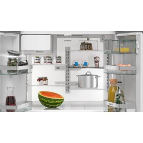 Siemens KF96DPXEA, iQ700, fridge-freezer combination, multi-door, 183 x 90.5 cm, BlackSteel