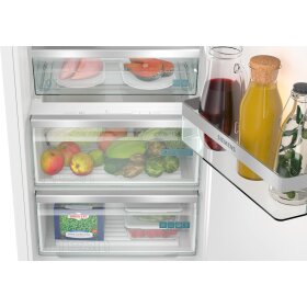 Siemens KI82LADD0, iQ500, built-in refrigerator with freezer compartment, 177.5 x 56 cm, flat hinge with soft close