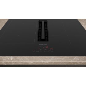 Siemens ED611BS16E, iQ300, hob with extractor hood (induction), 60 cm, frameless